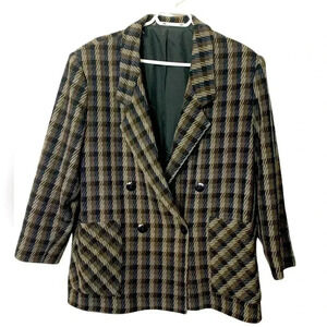 Vintage Sterling Stall  Sport 100% wool women’s blazer, size 14